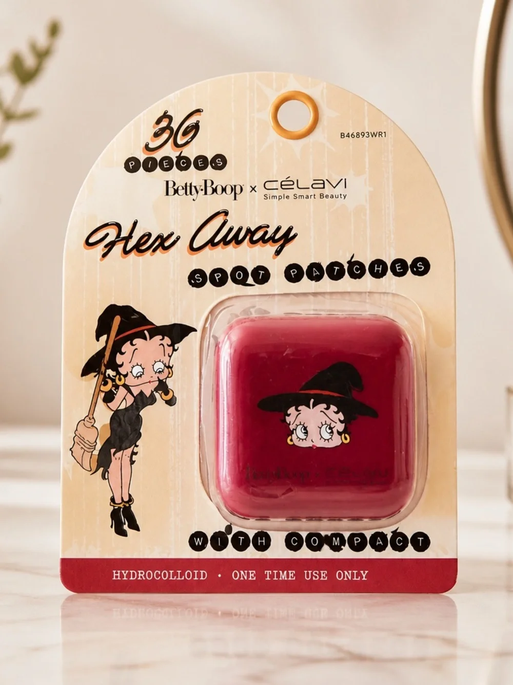 Betty Boop x Celavi Hex Away 30 Spot Patches with Compact